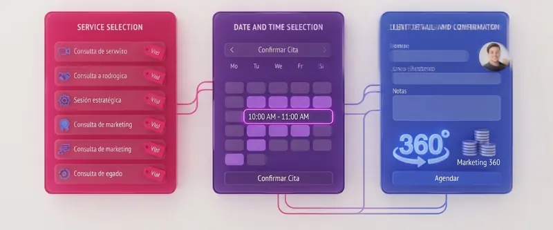 Agenda directo en tu calendario